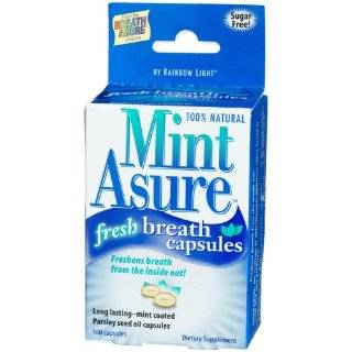 Rainbow Light Mint Asure Fresh Breath, 160 Count Capsules (Pack of 3)