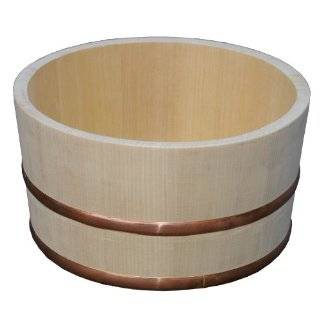  Decorative Paintable Pine Wood Basket  Bucket w/ Rope 