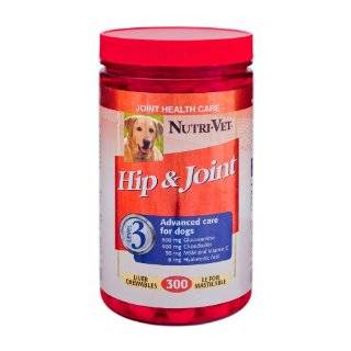 Nutri Vet Hip and Joint Level 3 Chewable Tablet for Dogs, 300 Count