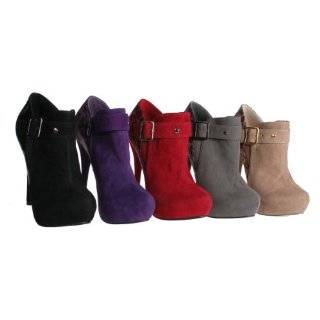 Womens brisa 03 high Heel ankle boot with suede material and ankle 