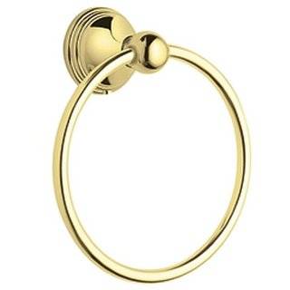  Baldwin 3564.030 Mystic Towel Ring, Polished Brass