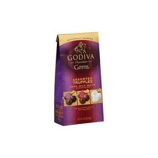  Godiva Gems Milk Chocolate Truffles, 4 oz (Pack of 3 