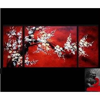 com Abstract Art Painting Cherry Blossom Painting Feng Shui Painting 