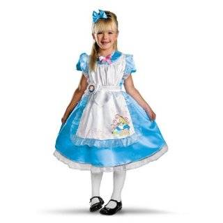 Alice Deluxe Child Costume,Toddler 3T 4T