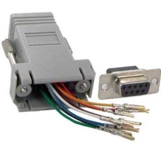 SF Cable, DB9 Female to RJ45 Modular Adapter