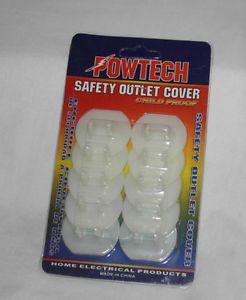 Powertech Baby Child Safety Outlet Cover 2 Packs 20 Total PC ea PK 10 PC