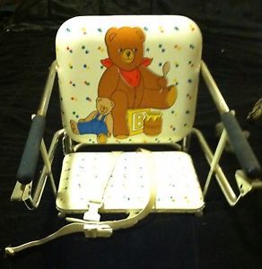 Graco Tot Loc Portable High Chair Booster Seat Baby Feeding Table Teddy Bear