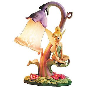 New Disney Tinker Bell Tinkerbell Bedside Table Lamp Retired and 14" High