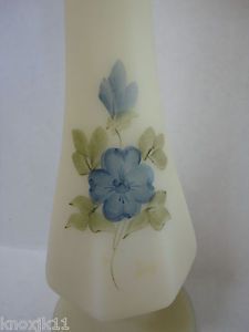 Fenton Blue Bud Vase