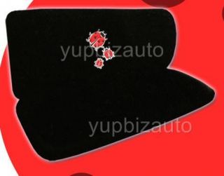New 15pc Universal Car Seat Covers Mat Steering Ladybug