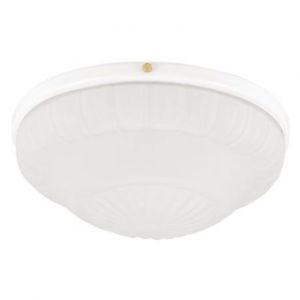 Hunter 28306 White Transitional Two Light Low Profile Ceiling Fan Light Kit With