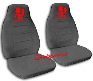Hatchet Boy Car Seat Covers Charcoal Gray Red Choose Colors