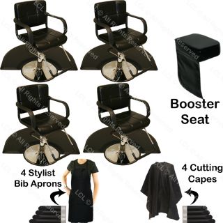 4 x Barber Chair Hydraulic Styling Mat Salon Equipment