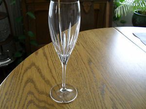 Schott Cristal Champagne Flute Glass Fine Crystal Stemware Germany Gala Pattern