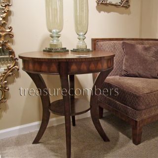 Round Accent End Table Side Furniture Star Design Top 30" H x 28" Diameter New