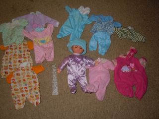 Baby Doll Clothing Outfits Sleepers