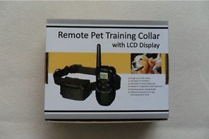 Remote Control Pet Dog Agility Obedience Training Vibration Collar Bark Stop