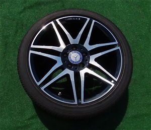 4 New 2013 Mercedes Benz AMG 18 inch Black Wheels Tires TPMS C250 C300 C350
