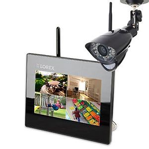 New Lorex Wireless Monitoring Security System w 7 inch LCD Monitor 1 Camera