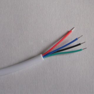 4 Pin Male Connector DIY Cable for 3528 5050 SMD RGB LED Light Strips