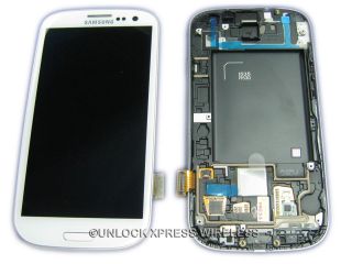 Galaxy S3 Verizon MetroPCS I535 R530 LCD Touch Screen Digitizer White Samsung S3