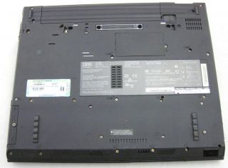 IBM ThinkPad T43 15" Pentium M 1 7GHz 1GB RAM 80GB HDD Laptop w Adapter WiFi