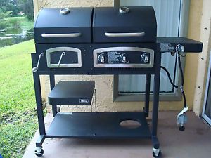 Backyard Grill 750 Square inch Dual Gas Charcoal Grill