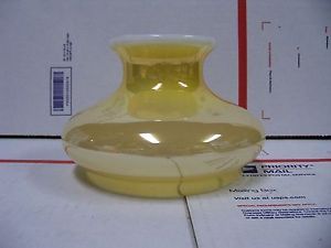 Milk Glass Oil Lamp Shade