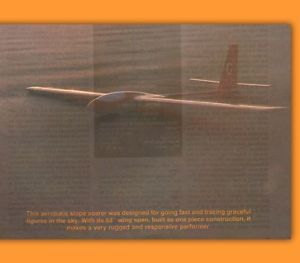 RC Glider Plan Puranas RC Slope soarer Model Airplane Plans