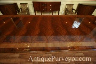 Extra Large Dining Table Long Dining Table with 3 Leaves 13ft Table