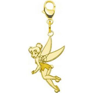 Gold Plated Sterling Silver Tinker Bell Disney Charm