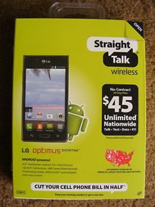 LG Optimus Showtime Straight Talk Brand New 4 3" Screen CDMA Verizon GPS Android