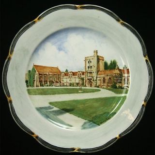 Antique Adderley Spencer Edge Oxford China Plate Set X