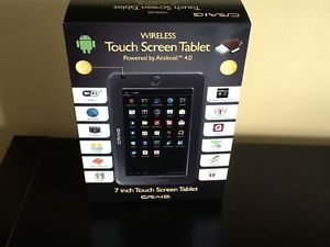 New Craig Android Touch Screen Tablet 4 0 CMP741E 4GB Google Wi Fi 7in Black
