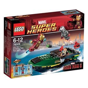 Lego Super Heroes Iron Man Extremis Sea Port Battle 76006 Brand New