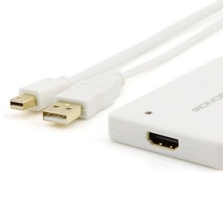 Mini DisplayPort Thunderbolt and USB Audio to HDM Adapter Convert for MacBook