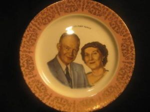 Vintage Homer Laughlin Eisenhowers Collector's Plate