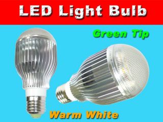 110V E27 7 x 1 Watt White LED Globe Light Bulb