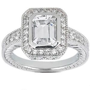 1 01 Carat Center GIA Emerald Cut Diamond Ring Bridal Set 1 37 Ct Total 14k Gold