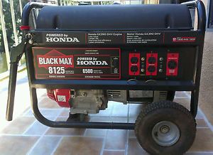 Honda Black Max Generator 8125 13hp On Popscreen