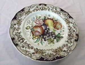 Beautiful Vintage Johnson Bros England Windsor Ware Harvest Fruit Plate