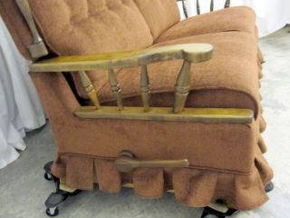 Vintage Lazy Boy Dual Recliner Love Seat Wall Hugger New Upholstery Extra Nice