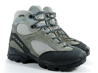 Scarpa ZG 7 M Womens Boots Light Blue Suede Leather Hiking Trail Outdoor Goretex