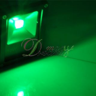 10W 85 265V Green LED Wash Flood Light Garden Lamp Outdoor Landscape 1000LM