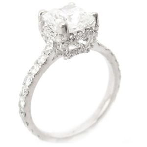 2 Ct Cushion Cut Diamond Ring