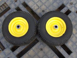 John Deere STX30 Lawn Garden Tractor 2 13 x 5 00 6 Front Tires and Wheels