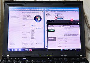 Lenovo ThinkPad X200 Affs IPS Screen 320GB Win7 Pro 64 New Battery 2 26
