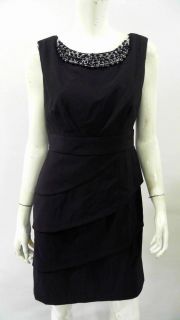 Connected Apparel Womens Petite Bead High Waist 10P Sheath Dress Party 2EFR 1