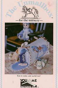 Baby Mailbox Rocking Horse Nursery Shower Gift Applique Sewing Pattern New