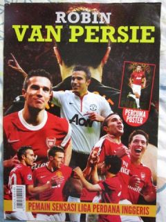 Robin Van Persie BPL Star Netherlands Manchester United Football Soccer Magazine